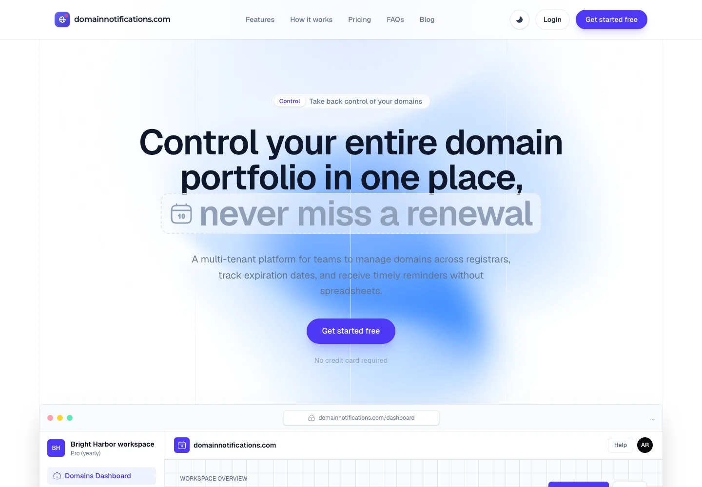 Domain Notifications